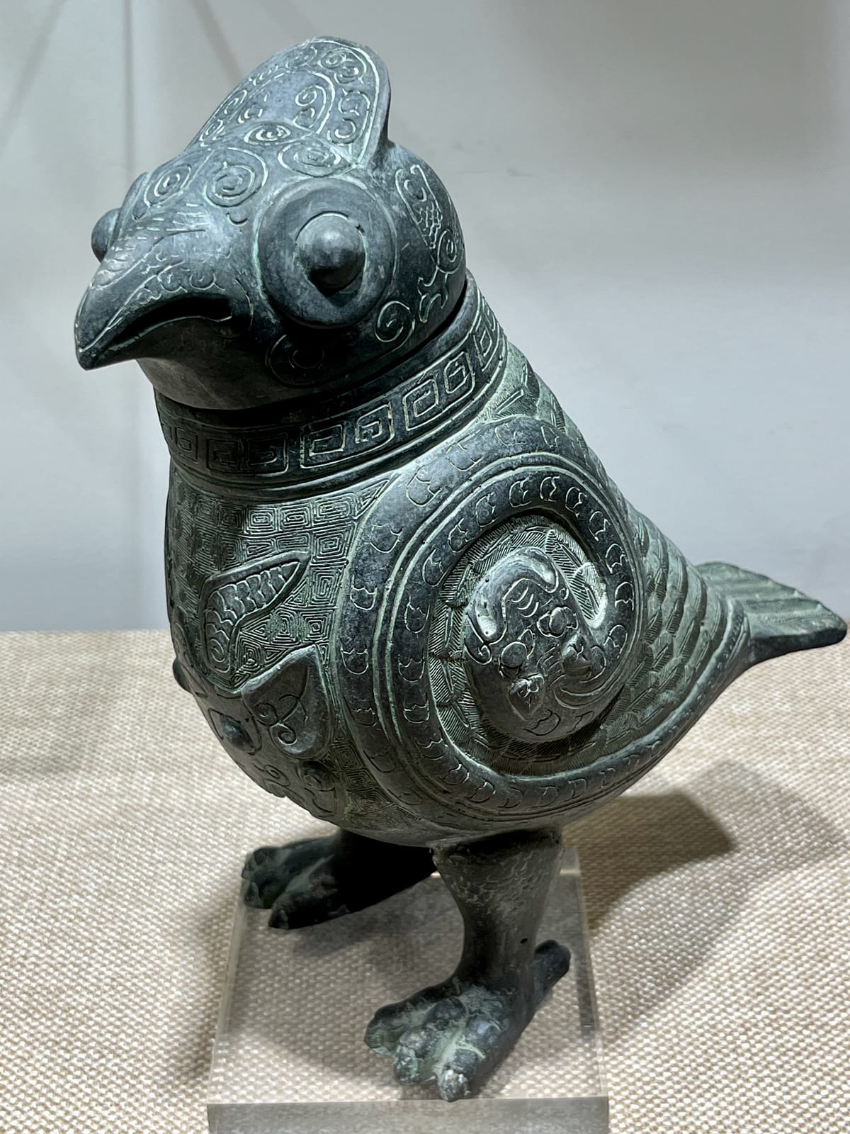 Bird shaped pot