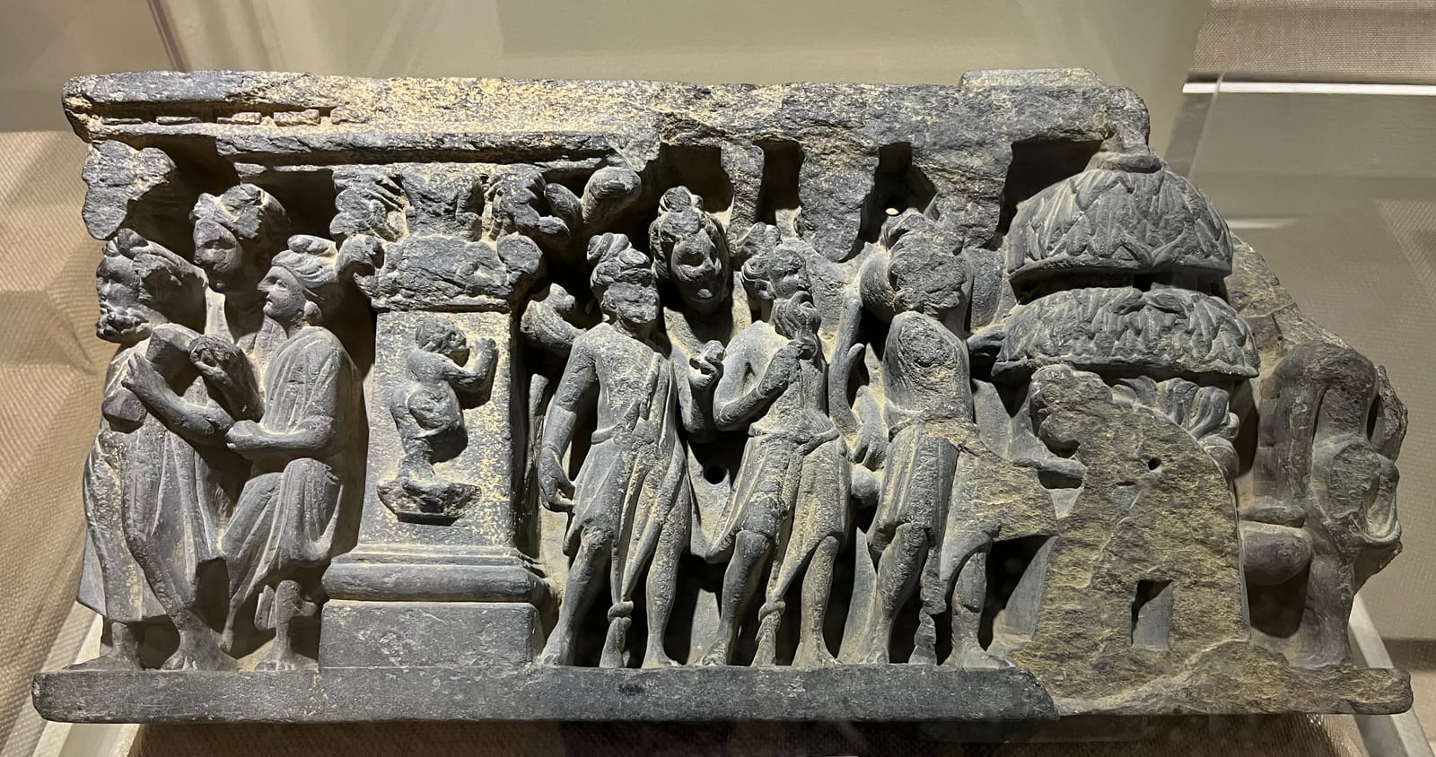 Kasyapa brothers try to douse the fire Temple
